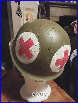 Casque US M1Medic WW2