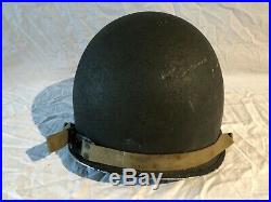 Casque US M1 WWII WW2 Helmet, Helm 100% original! Fixed bails