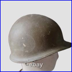 Casque US M1 pattes fixes avec liner jonc arrière, Corée, ORIGINAL #5