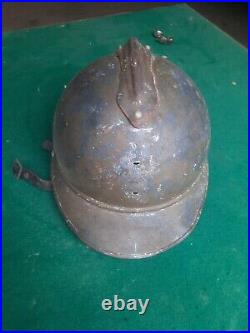 Casque adrian m1915 francais originale WW2 + insigne offert