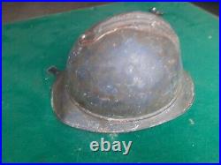 Casque adrian m1915 francais originale WW2 + insigne offert