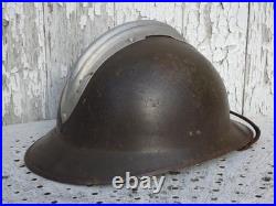 Casque adrian m26 artillerie insigne grade mai juin 39 40 wwii ww2