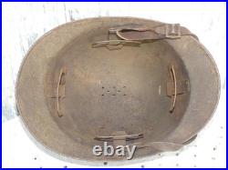 Casque adrian m26 artillerie insigne grade mai juin 39 40 wwii ww2
