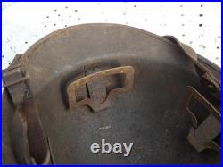 Casque adrian m26 artillerie insigne grade mai juin 39 40 wwii ww2