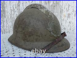 Casque adrian m26 infirmier médecin service de santé mai juin 39 40 wwii ww2