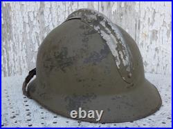 Casque adrian m26 infirmier médecin service de santé mai juin 39 40 wwii ww2