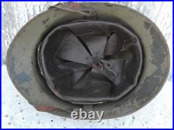 Casque adrian m26 infirmier médecin service de santé mai juin 39 40 wwii ww2