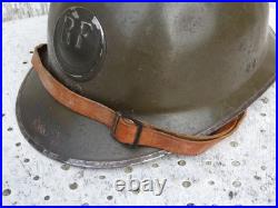 Casque adrian m26 soldat français 39 40 wwii ww2