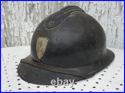 Casque adrian modèle 1926 police française occupation 39 45 wwii ww2