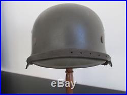 Casque allemand M40 Kriegsmarine stalhelm dénazifié German helmet