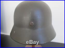 Casque allemand M40 Kriegsmarine stalhelm dénazifié German helmet