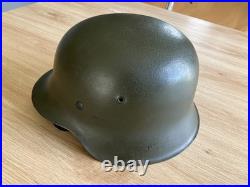 Casque allemand M42 Stahlhelm tardif complet
