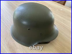 Casque allemand M42 Stahlhelm tardif complet