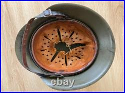 Casque allemand M42 Stahlhelm tardif complet