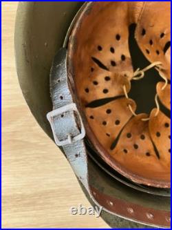 Casque allemand M42 Stahlhelm tardif complet