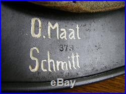 Casque allemand M 40 KM Kriegsmarine camouflé 3 tons German helmet