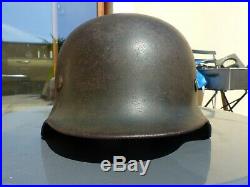 Casque allemand ww2, m40 1 decal heer, german helmet