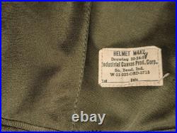 Casque anti Flak M4A2 US army air force tagg 42 ND ww2 1944 étiquette jugulaire
