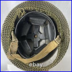 Casque britannique. 2 Guerre mondiale. Complet