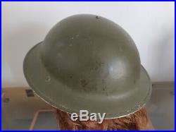 Casque helmet canadien Canadian mkll MK2 WW2 WWII US ARMY 1942