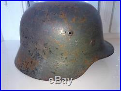 Casque m35 Allemand Camo. German Helmet Stahlhelm. WW2