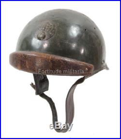 Casque modèle 35 infanterie motorisée Armée Française 1940 (matériel original)
