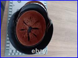 Casque modele 42 en tres bon etat, fabricant emaillie rwerke ville fulda