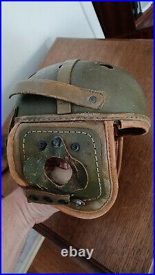 Casque tankiste blindé Rawlings US ARMY Helmet tank WW2 D DAY