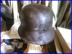 Casque ww2 bon état m42 sans insigne pur jus pas de jugulaire juste une partie