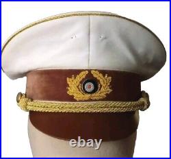 Casquette Allemande coiffe blanche REPRODUCTION de qualité