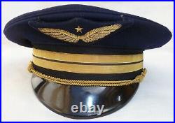 Casquette Aviation Mle 1929 Lieutenant Pilote Armée de l'Air France ORIGINAL SUP