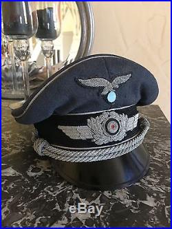 Casquette Officier Lufwaffe Seconde Guerre Mondiale