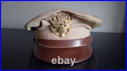 Casquette US WW2 datée 43
