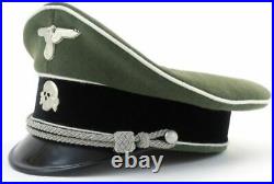 Casquette d'officier d'Infanterie Waffen-SS WW2 Réplique Seconde Guerre Mondiale