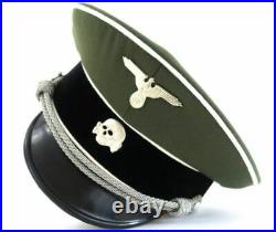 Casquette d'officier d'Infanterie Waffen-SS WW2 Réplique Seconde Guerre Mondiale