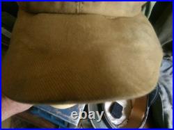Casquette sable m43 16ème division bon état pur jus avec marquages usée 1 trou