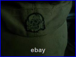 Casquette sable m43 16ème division bon état pur jus avec marquages usée 1 trou