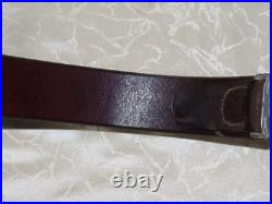 Ceinture Koppelriemen Allemand 2 WK! Estampillé B. A. M. 1 39! N6
