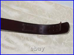 Ceinture Koppelriemen Allemand 2 WK! Estampillé B. A. M. 1 39! N6