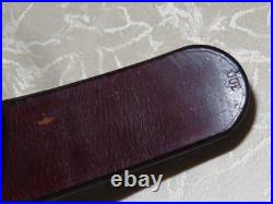 Ceinture Koppelriemen Allemand 2 WK! Estampillé B. A. M. 1 39! N6