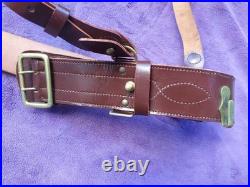Ceinturon Sam brown belt d'officier britannique 2eme guerre mondiale