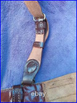 Ceinturon Sam brown belt d'officier britannique 2eme guerre mondiale