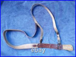 Ceinturon Sam brown belt d'officier britannique 2eme guerre mondiale