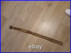 Ceinturon officier cuir fauve WW2