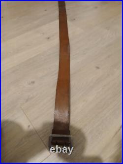 Ceinturon officier cuir fauve WW2
