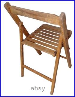Chaise pliante en bois BEF GB WW2 anglais