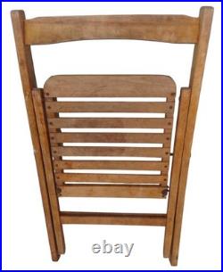 Chaise pliante en bois BEF GB WW2 anglais