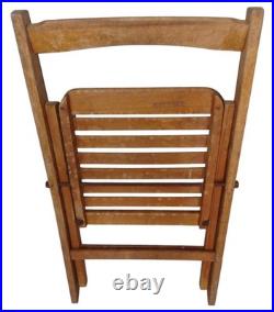 Chaise pliante en bois BEF GB WW2 anglais