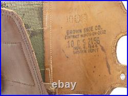 Chaussures brodequins buckle boots ORIGINAL US ARMY WWII WW2