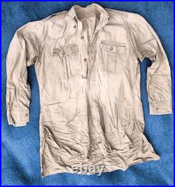 Chemise troupe 1935 France 1940 légère décoloration tous boutons présents WW2